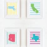11x17 Custom State Print